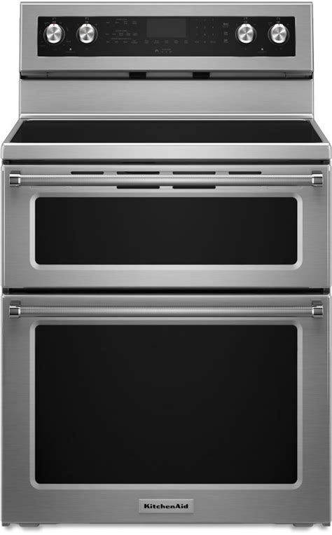 Kitchenaid 30 Stainless Steel Free Standing Electric Double Oven