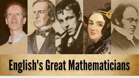 Famous English Mathematicians And Their Great Contribution Vedic Math