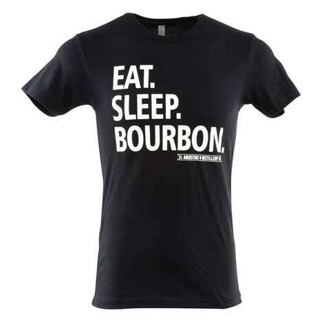 St. Augustine Distillery Eat. Sleep. Bourbon. T-Shirt | St. Augustine