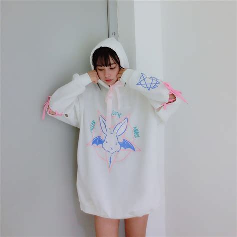 Kawaii Clothing Sudadera Conejo Rabbit Hoodie Wh494 Online Store