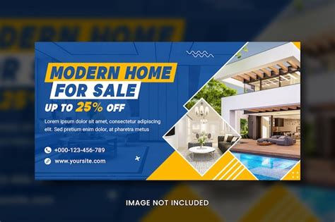 Premium Psd House Real Estate Sale Banner