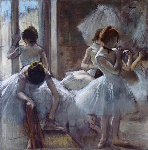 The Ballet Class Painting By Edgar Degas Fine Art America