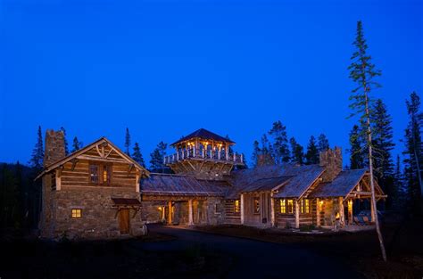 The cabin is fully stocked with. Old West Inspired Luxury Rustic Log Cabin In Big Sky ...