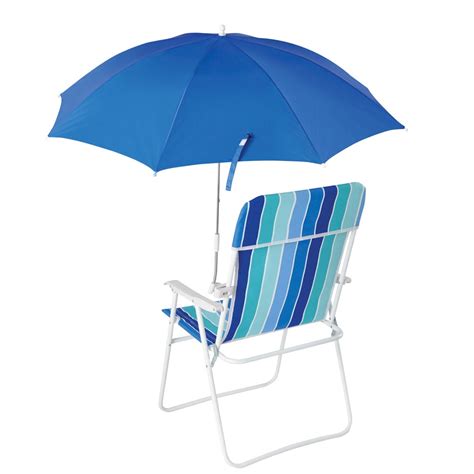 Buy Clip On Umbrella Blue Personal Beach Chair Umbrella Universal