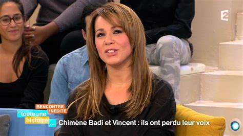Ce nouveau disque intitulé le miroir est précédé par un premier extrait chimene badi préférant opter pour des rythmes plus soul et jazzy, des ballades sous fond de guitare plutôt que des chansons mettant en valeur sa puissance. Chimène Badi et Vincent : ils ont perdu leur voix - # ...