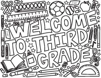 Free Coloring Pages Third Grade