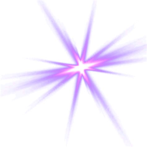 Purple Glare White Transparent Purple Glare Effect Element Violet