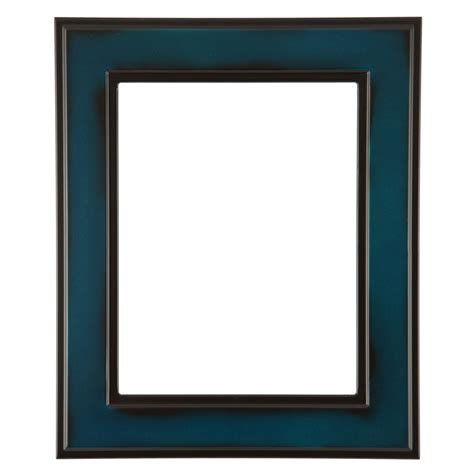 Rectangle Frame In Royal Blue Finish Wide Profile Blue Picture Frames