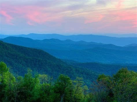 Blue Ridge Mountains Shenandoah National Park Virginia