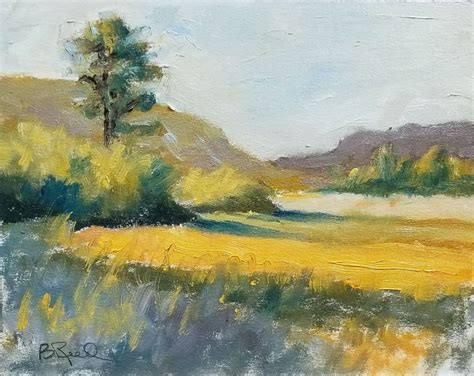Simple Landscape Oil On Arches Oil Painting Paper