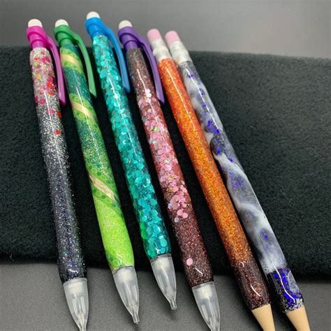 Glitter Mechanical Pencils Etsy