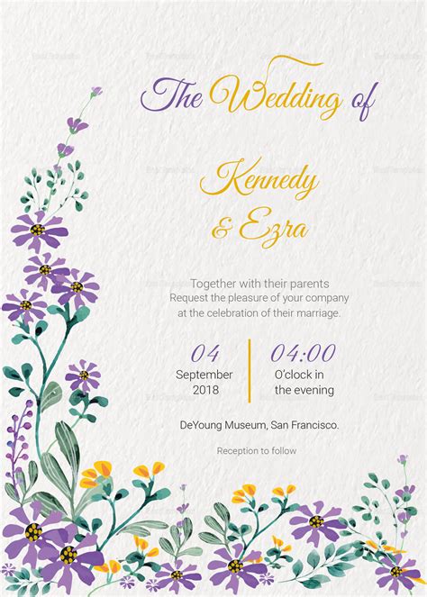 Check spelling or type a new query. Garden Wedding Invitation Card Template in PSD, Word, Publisher, Illustrator, InDesign