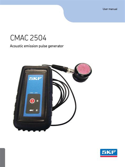 Skf Cmac 2504 Pulse Generator User Manual Manualslib