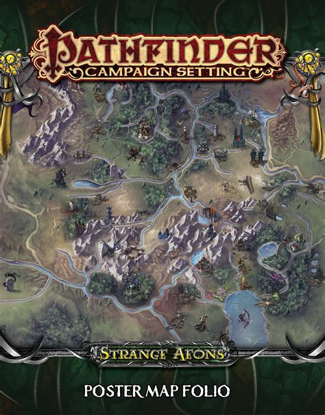 Pathfinder Campaign Setting Strange Aeons Poster Map Folio