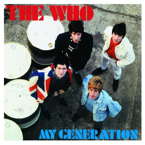 The Who Album Covers The Who My Generation Stencil Font The Who