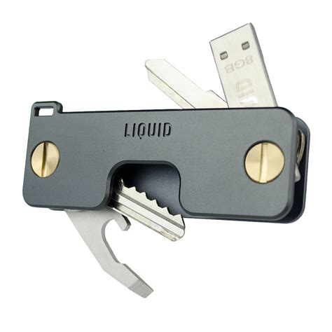 Liquid Co Aluminium Key Caddy Grey Pocket Tools Huckberry