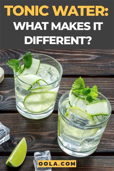 What Is Tonic Water How Is It Different From Club Soda Tonic Water Diet Tonic Water