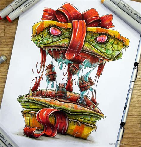 Here presented 47+ creative drawing images for free to download, print or share. 15 Creative and Funny Drawings by Tino Valentin Copic