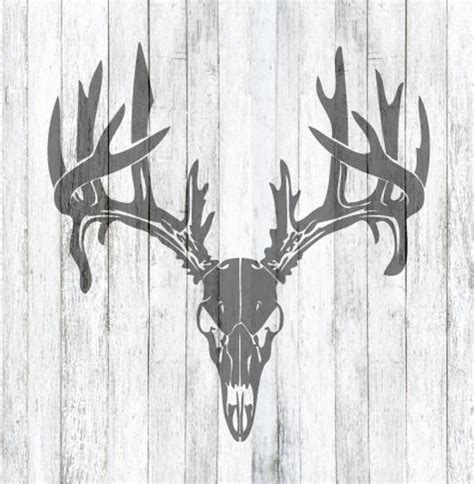 Download SVG File Deer Antler Skull