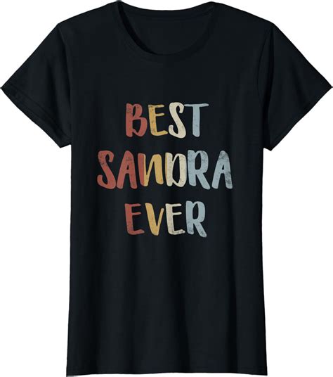 womens best sandra ever retro vintage first name t t shirt clothing