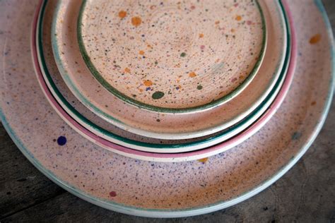 Speckled Plates Etsy