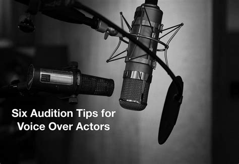 Six Audition Tips For Voice Over Actors By John Kovacevich Medium