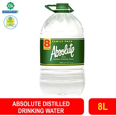 Absolute Distilled Water 8l Csi Supermarket