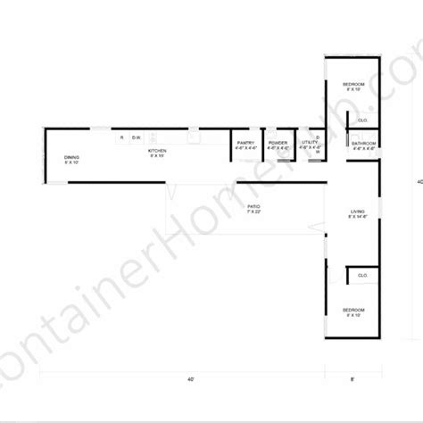 Foot Shipping Container Home Floor Plans