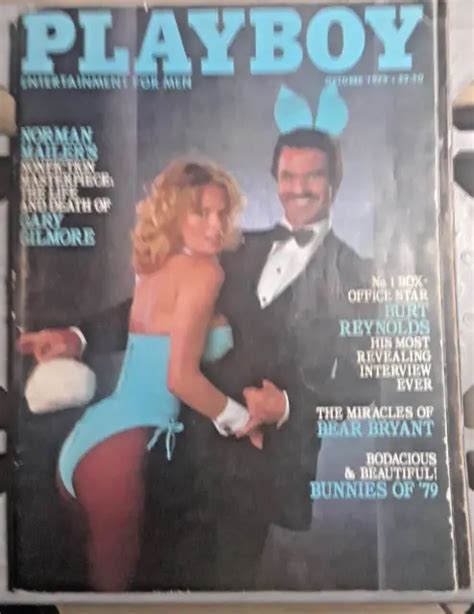 Playboy Magazine October Burt Reynolds Centerfold Ursula Buchfellner Picclick