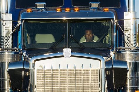 Portrait Of An African American Male Truck Driver By Jetta Productions