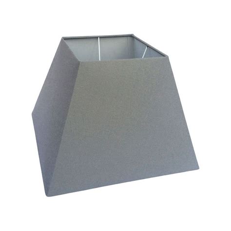 Square Tapered Lamp Shade Grey 8x15x11 In Small Lamp Shades Modern
