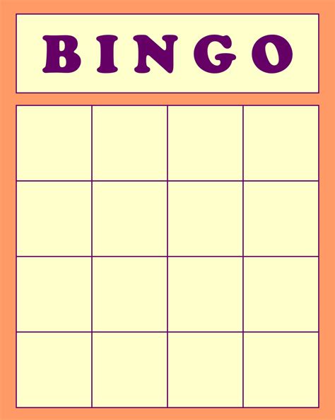 Downloadable Free Printable Bingo Cards