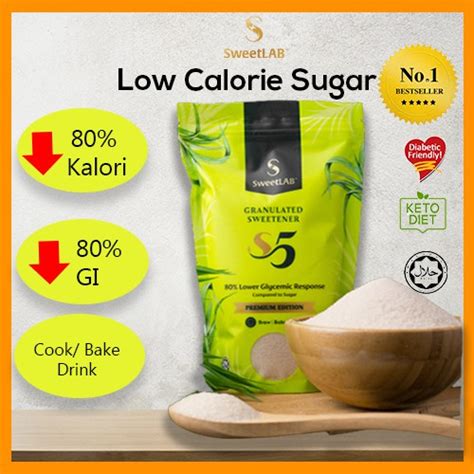Sweetlab S5 Granule Sweetener Sugar 400g Pemanis Pengganti Gula Diet