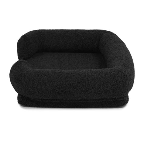 Charliespetproduct Boucle And Memory Foam Dog Sofa Bed Temple And Webster