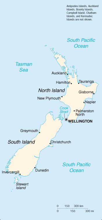 Mappa Nuova Zelanda Cartina Geografica E Risorse Utili