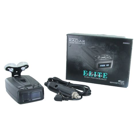 Whistler elite series radar detector 360° maxx color oled display voice alert. Whistler 5000EX Laser Radar Detector