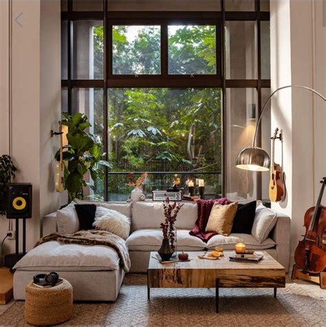 Need a living room for your new modern house in minecraft? @joybird in 2020 | Modern rustic living room, Modern cozy ...