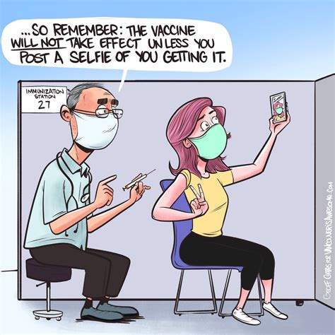 Comic Pokes Fun At Vaccine Selfies Tri City News