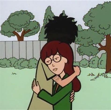 Trent And Daria Hugging Mtv Cartoon Series