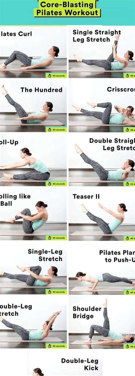 10 Minute Core Blasting Pilates Workout In 2020 Full Body Pilates