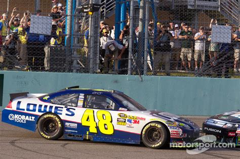 The 2010 chase for the nascar sprint cup has reached its halfway point and jimmie johnson holds a 41 point lead over denny hamlin and is 77 points ahead of kevin harvick. NASCAR Sprint Cup Series 2010 champion Jimmie Johnson ...