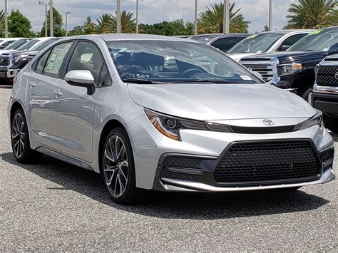 The 2021 toyota corolla se nightshade 4dr sedan (2.0l 4cyl cvt) can be purchased for less than the manufacturer's suggested retail price (aka msrp) of $24,623. New 2020 Toyota Corolla SE 4dr Car in Orlando #0180102 ...