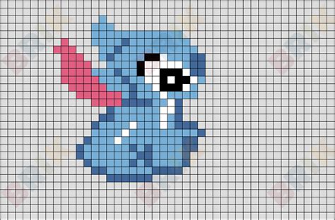 Pixel Art Stitch Petit Skolka Skubin