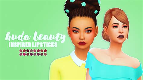 Sims 4 Mm Cc Maxis Match Lipsticks Sims 4 Cc Pinterest