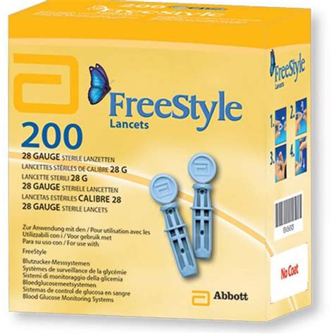Freestyle Blood Glucose Lancets 200 Diabetes Uk Shop