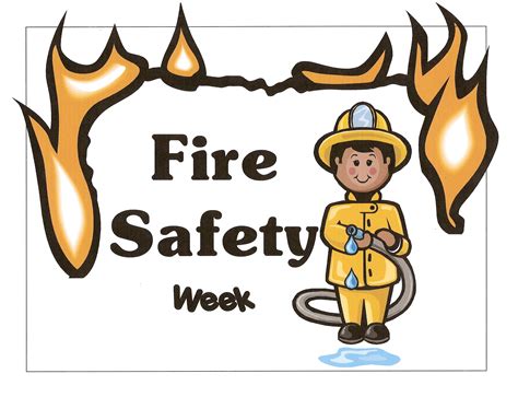Library Of Fire Prevention Week Svg Black And White Stock