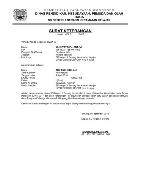 Lamaran pekerjaan kudus, 27 februari 2019 lampiran : Kop Surat Kecamatan Serang - Contoh Kop Surat