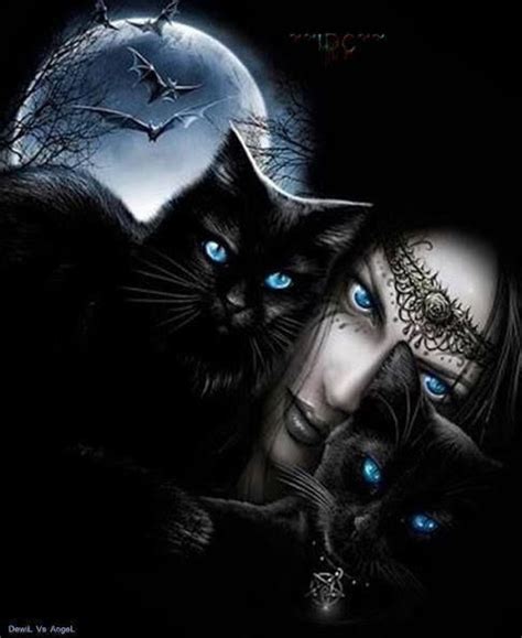 ~ Its A Colorful Life ~ Black Cat Art Gothic Fantasy Art Dark