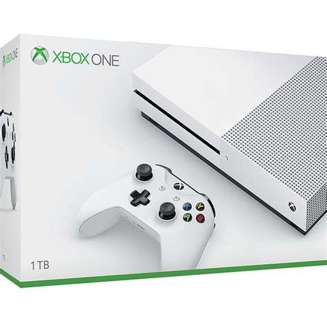 Microsoft Xbox One S 1tb Spelkonsol 4k Hdr 1 Tb Hdd Vit Billig