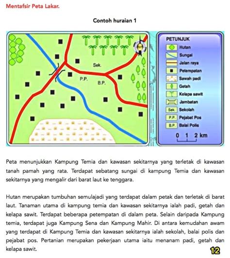 Latihan Simbol Simbol Dalam Peta Lakar Kawasan Kajian Geografi IMAGESEE